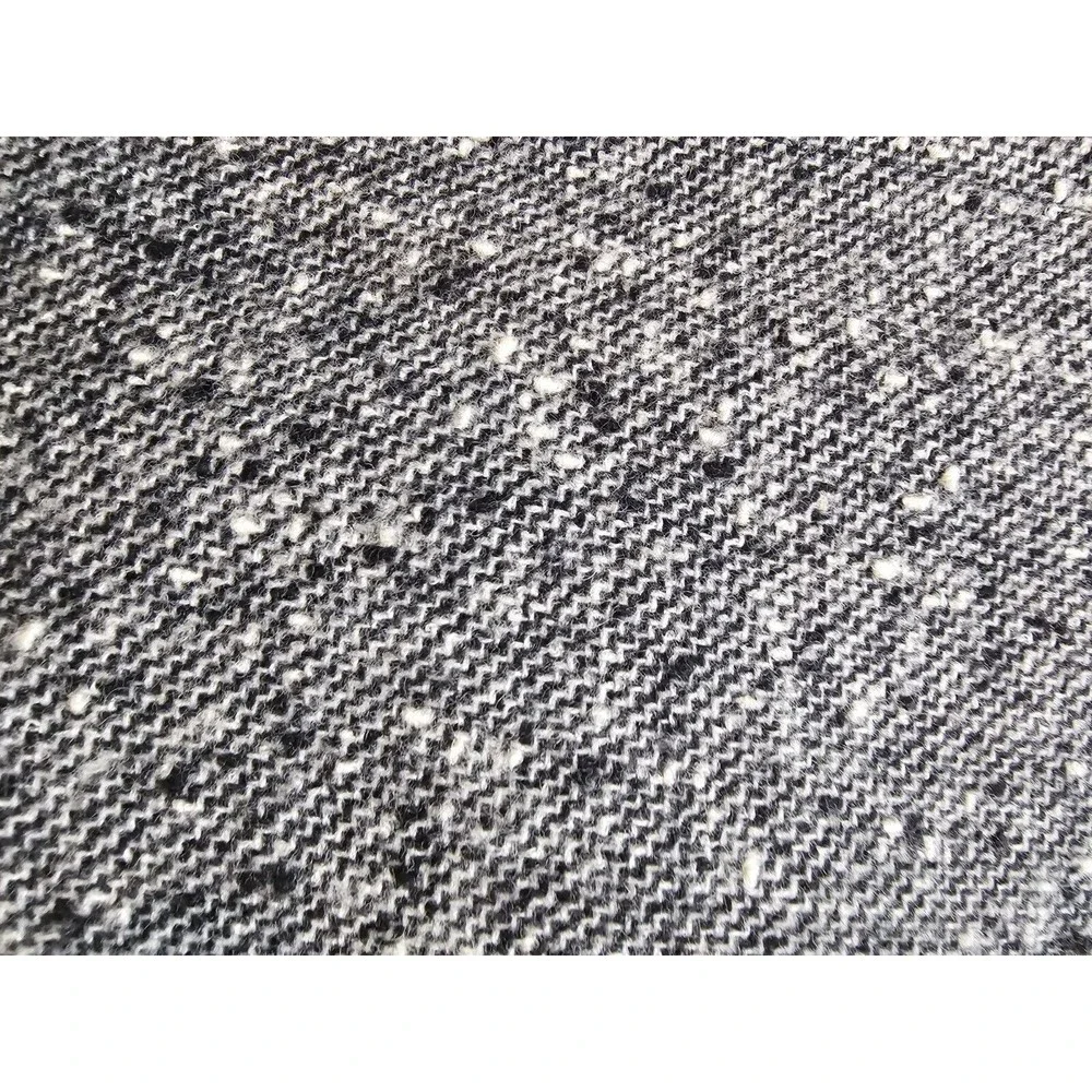 Vintage Christian DIOR Skirt Blazer Suit Set Size 8 Speckled Tweed Wool Blend
